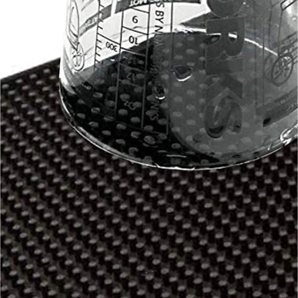 Black Rubber Bar Service Mat 18 X 12'' Black