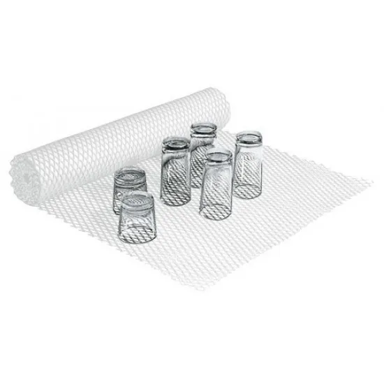 Clip Mat Roll 10m White-clear