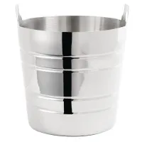 Ice Bucket 9pt High Handle Ribbed 8''
