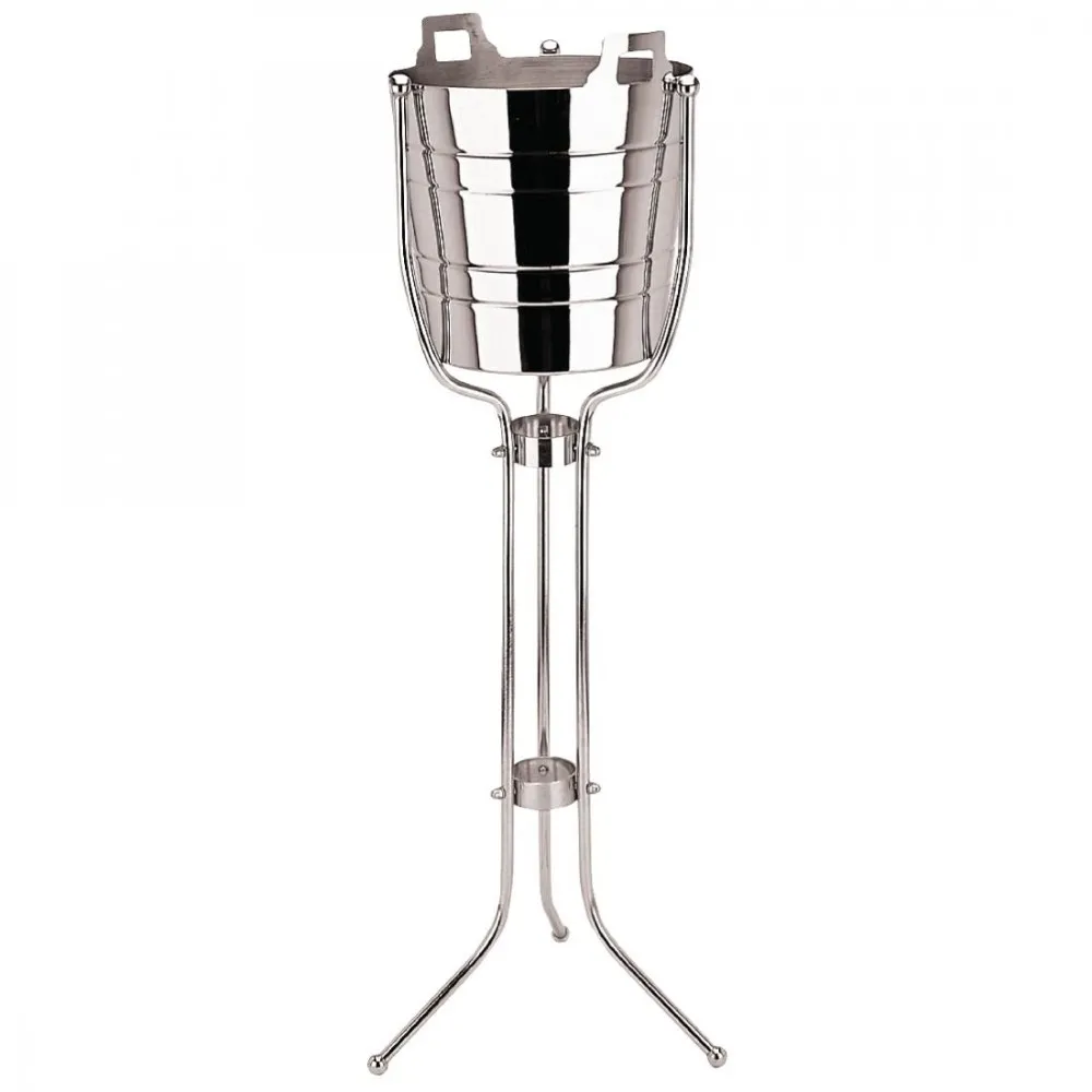 Ice Bucket 9pt High Handle Ribbed 8''
