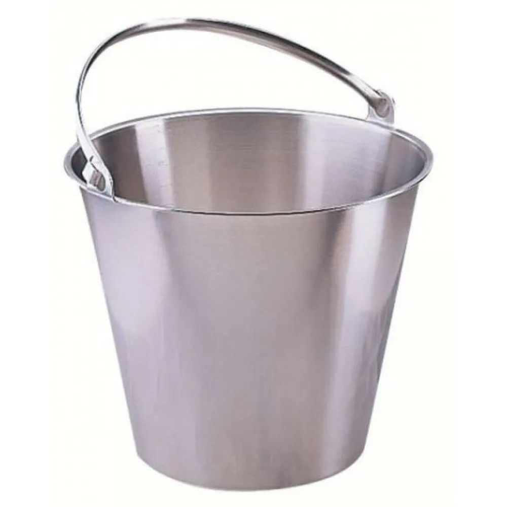 Bucket & Handle 12ltr S/s