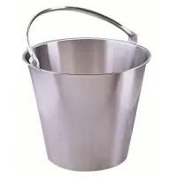 Bucket & Handle 12ltr S/s