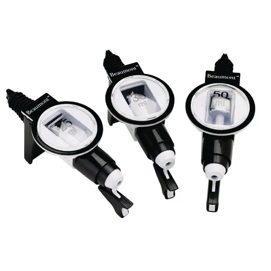 Black Beaumount Optic 35.5ml G/s Spirit Dispenser