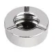 One Black and One Silver Windproof Ashtray 