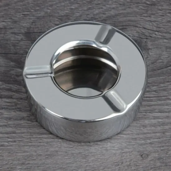 One Black and One Silver Windproof Ashtray 