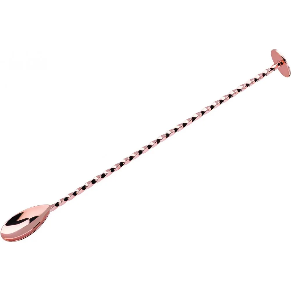 Copper Cocktail Mixing Spoon 10.5''