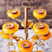 Cocktail Tree Gold Holds 9 Glasses