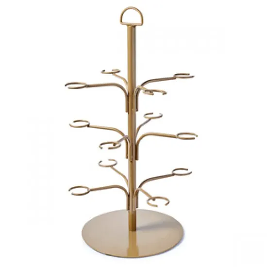 Cocktail Tree Gold Holds 9 Glasses