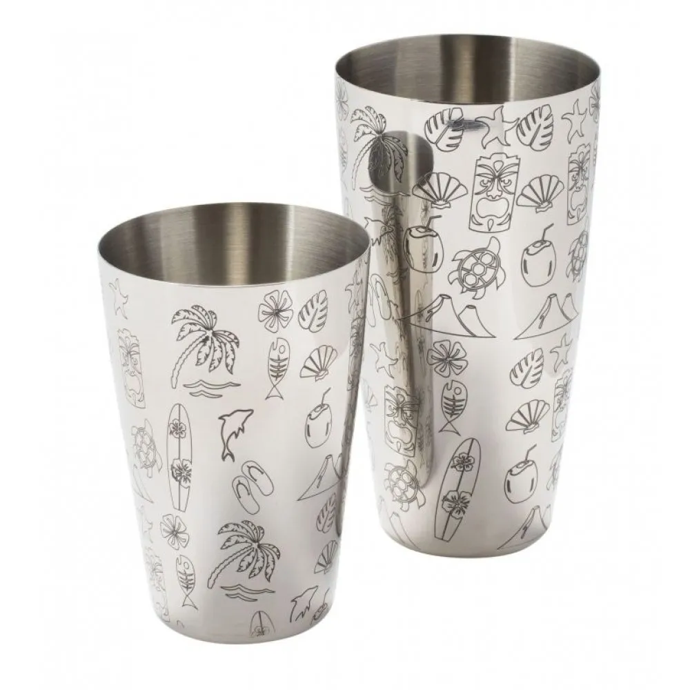 Tiki S/s Tin Tin Cocktail Shaker 28oz/18oz