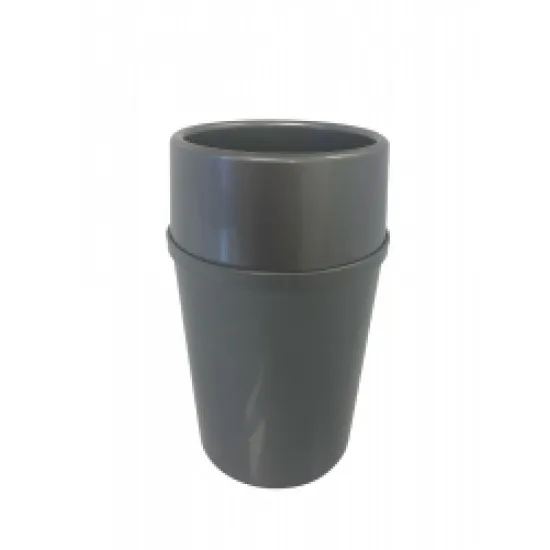 Double Wall Wine Cooler Plastic Silver
