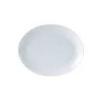 Porc Oval Plate 21cm X 6