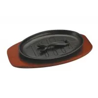 Sizzle Platter Small Oval 9.5'' X 5.5''