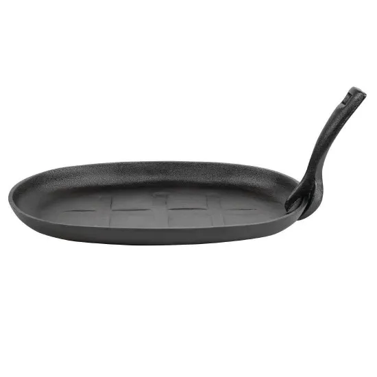 Black Sizzle Platter Small Oval 