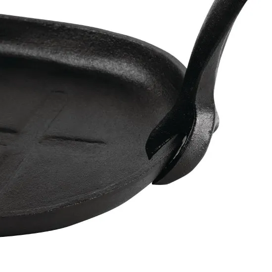 Black Sizzle Platter Small Oval 