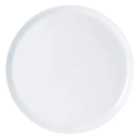 White Porcelain Standard 12.5'' Pizza Plate