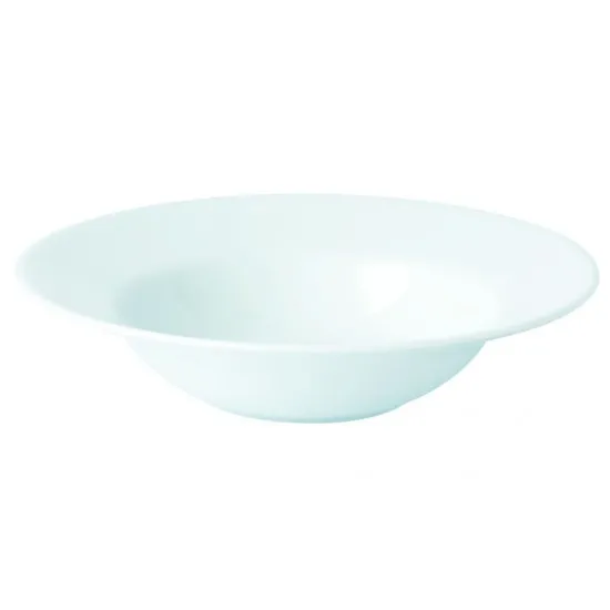 White Porcelite Standard Winged Pasta Plate 30cm