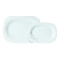 Porc  Rect Rimmed Plate 31 X 22 Cm X 6