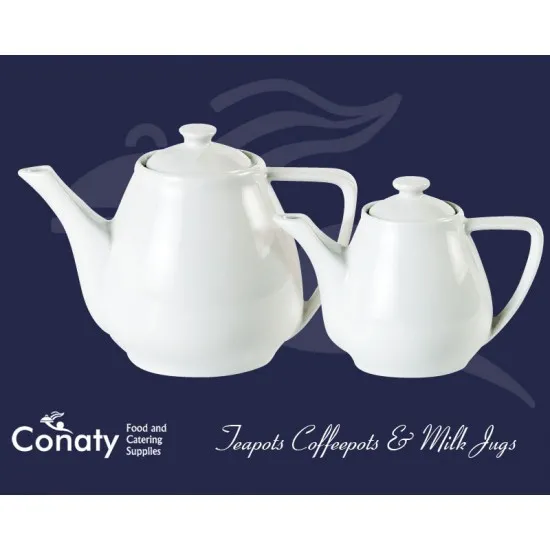 Porcelite Contemporary Coffee Pot 23oz X 6