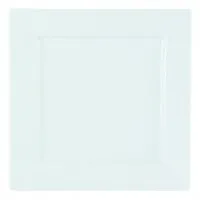 Porc Rimmed Square Plate 27 X 27cmx 6