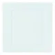 Porc Rimmed Square Plate 27cm/10.5 X 6