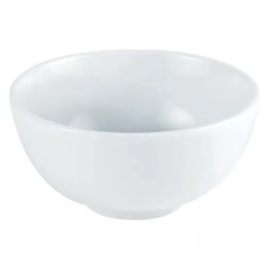 White Porcelite Standard Rice Bowl 11cm