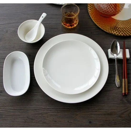 White Porcelite Standard Coupe Bowl 26cm
