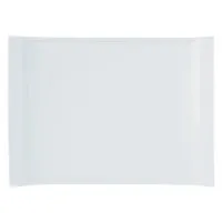 Porc Handled Rect Platter 36 X 25.5cm X 6