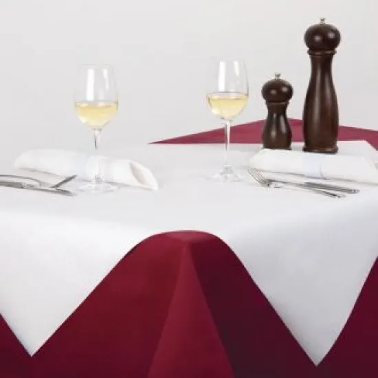 Tork White Table Cover 90cm X 90cm X 25