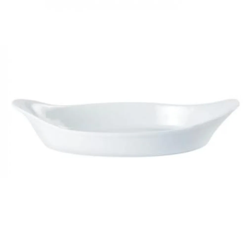 Porc Oval Eared Dish 22cm X 4