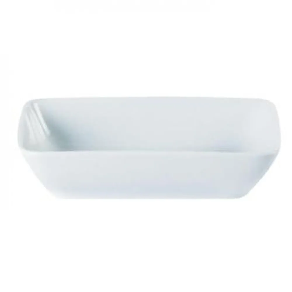 Porc Rect Serving Dish 16 X 12cm X 6