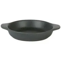 Rustico Carbon Round Ear Dish 19cm X 12