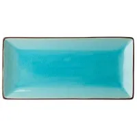 Soho Aqua Rectangular Plate 30 X14cm X 6