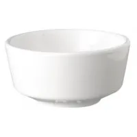 Melamine Float Bowl Rd White 15cm