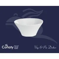 White Bakeware Conic Bowl 14oz X 6