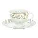White Classic Vine Tea Saucer