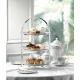 White Classic Vine Tea Saucer