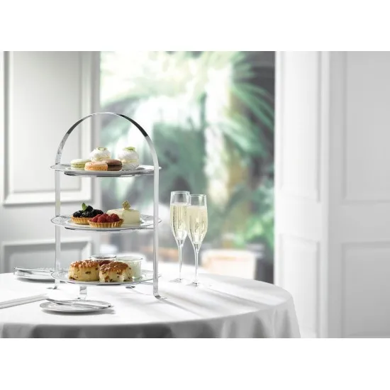 White Classic Vine Tea Saucer