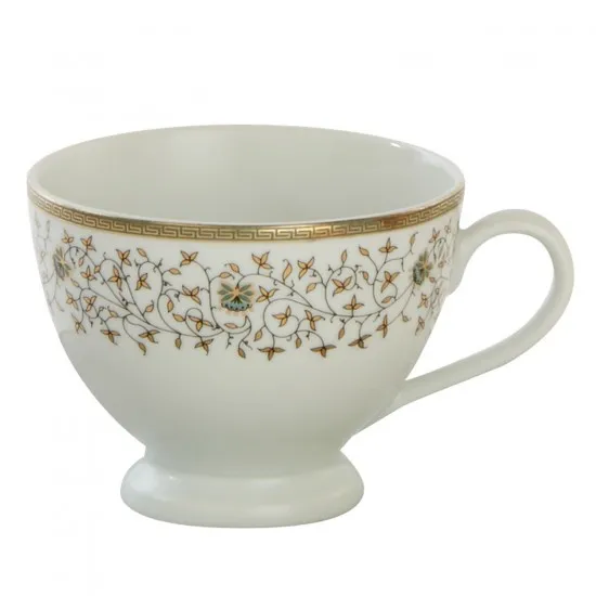 Classic Vine Tea Cup With Gold Rim 170cc 6oz 