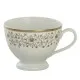 Classic Vine Tea Cup With Gold Rim 170cc 6oz 