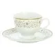 Classic Vine Tea Cup With Gold Rim 170cc 6oz 