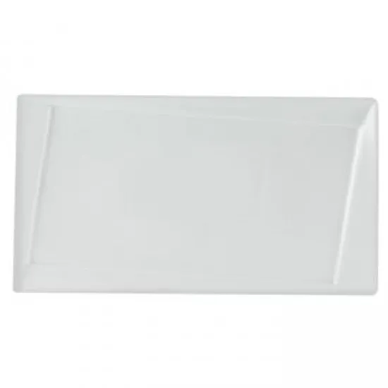 Porcelite Twist Rect Platter 29cm X 13cm X 6