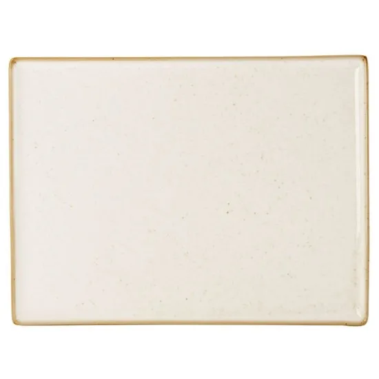 Seasons Oatmeal Rect Platter 35 X 26cm X 6