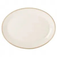 Seasons Oatmeal Oval Plate 30 X 23cm X 6