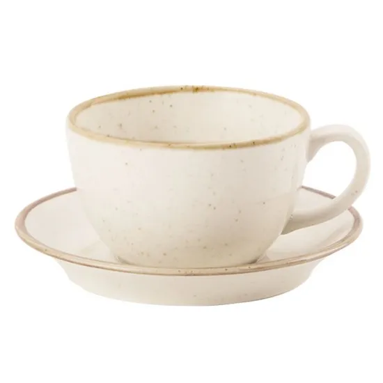 Cream Seasons Oatmeal Saucer 16cm
