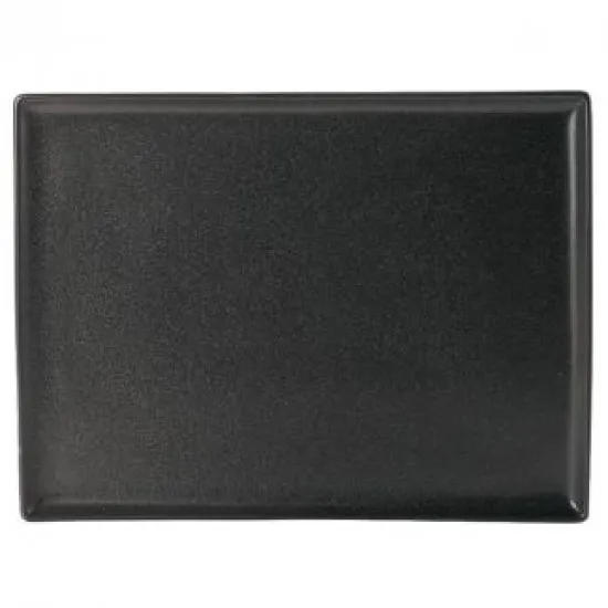 Seasons Graphite Rect Platter 35 X 25cm X 6