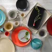 Seasons Graphite Rect Plate 31 X 18cm X 6