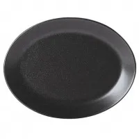 Seasons Graphite Oval Plate 30 X 23cm X 6