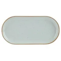 Seasons Stone Narrow Oval Plate 30 X 15cm X 6