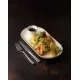 Seasons Oatmeal  Narrow Oval Plate