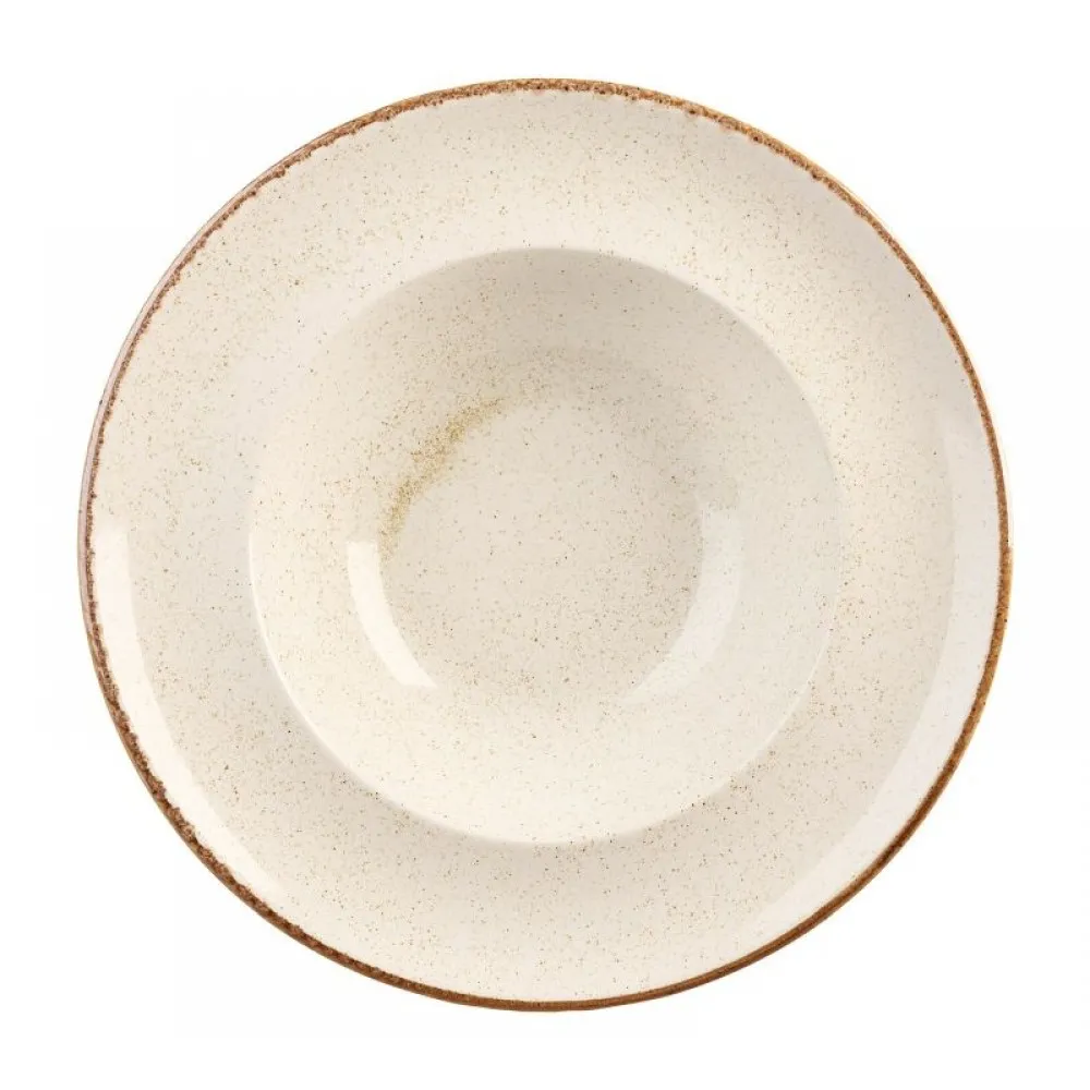 Seasons Oatmeal Pasta Plate 26cm X 6